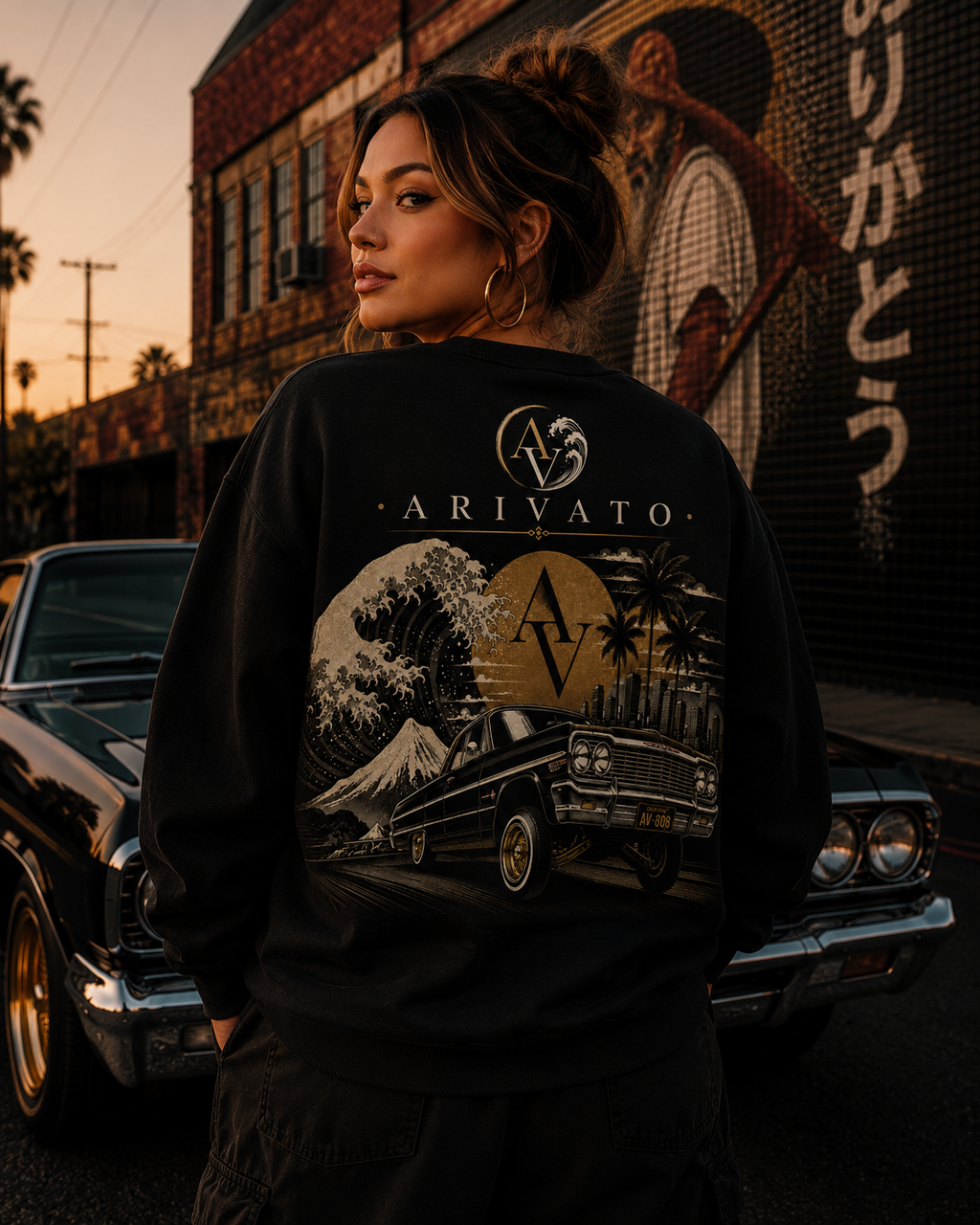 AV Unisex Oversized Sweatshirt