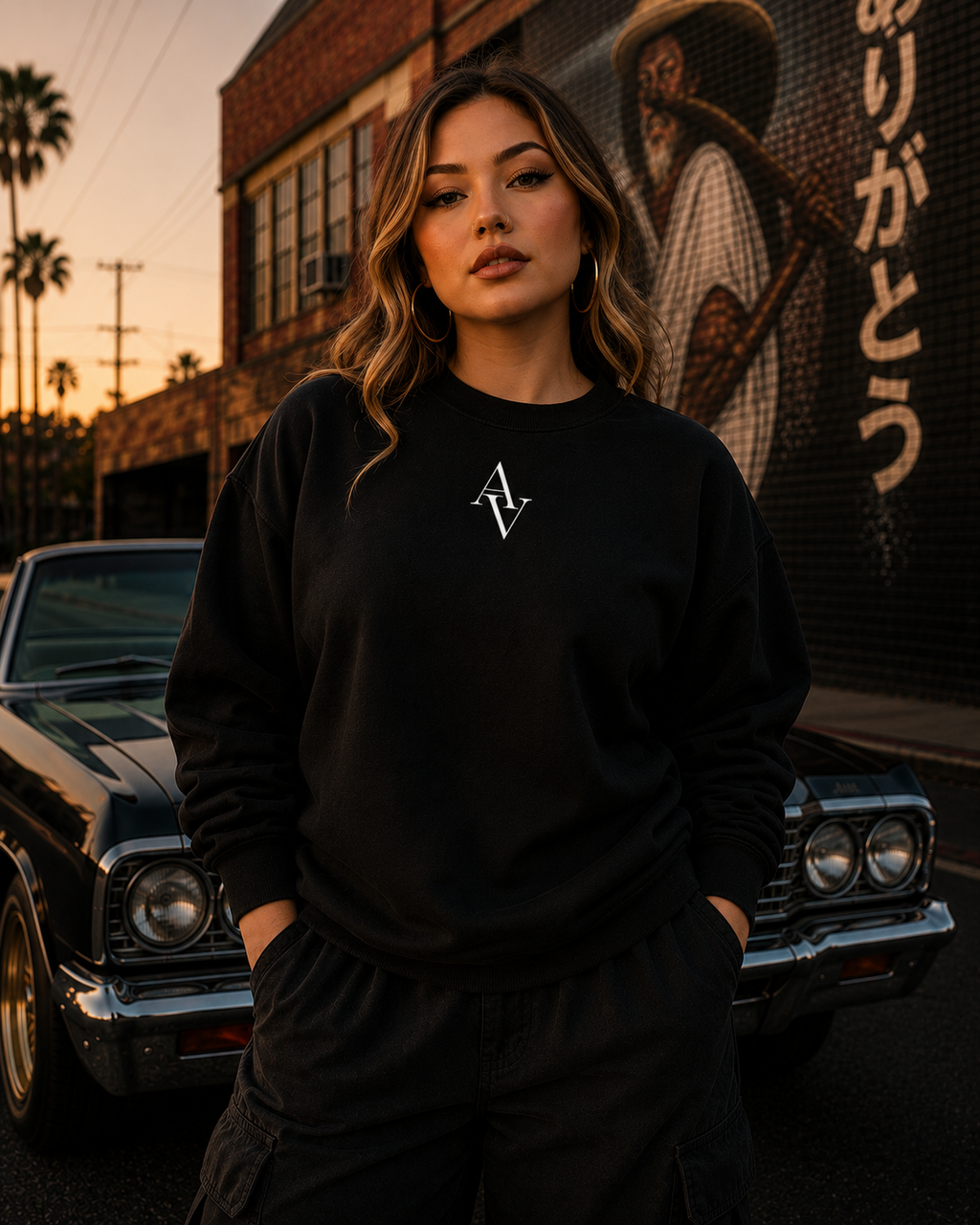 AV Unisex Oversized Sweatshirt