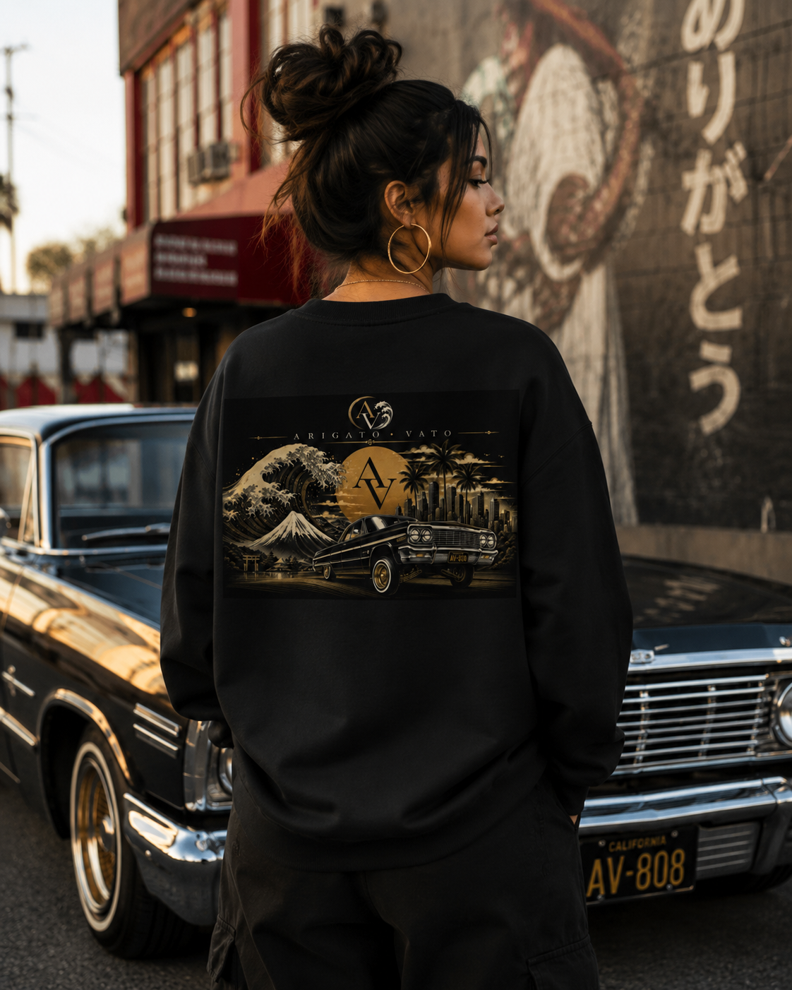 AV Oversized heavyweight sweatshirt UNISEX