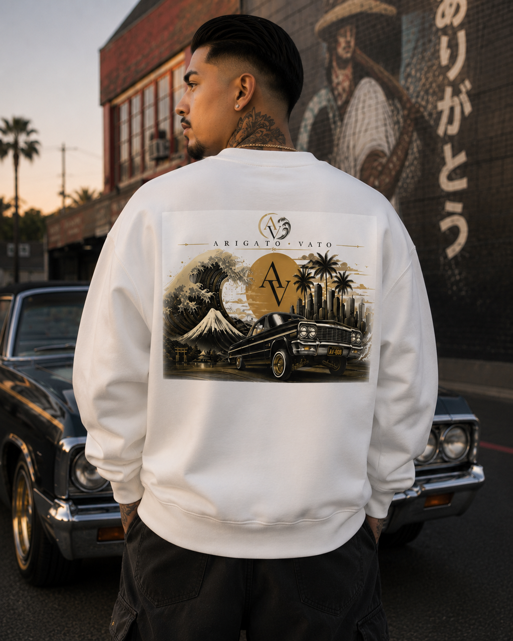 AV Oversized heavyweight sweatshirt UNISEX